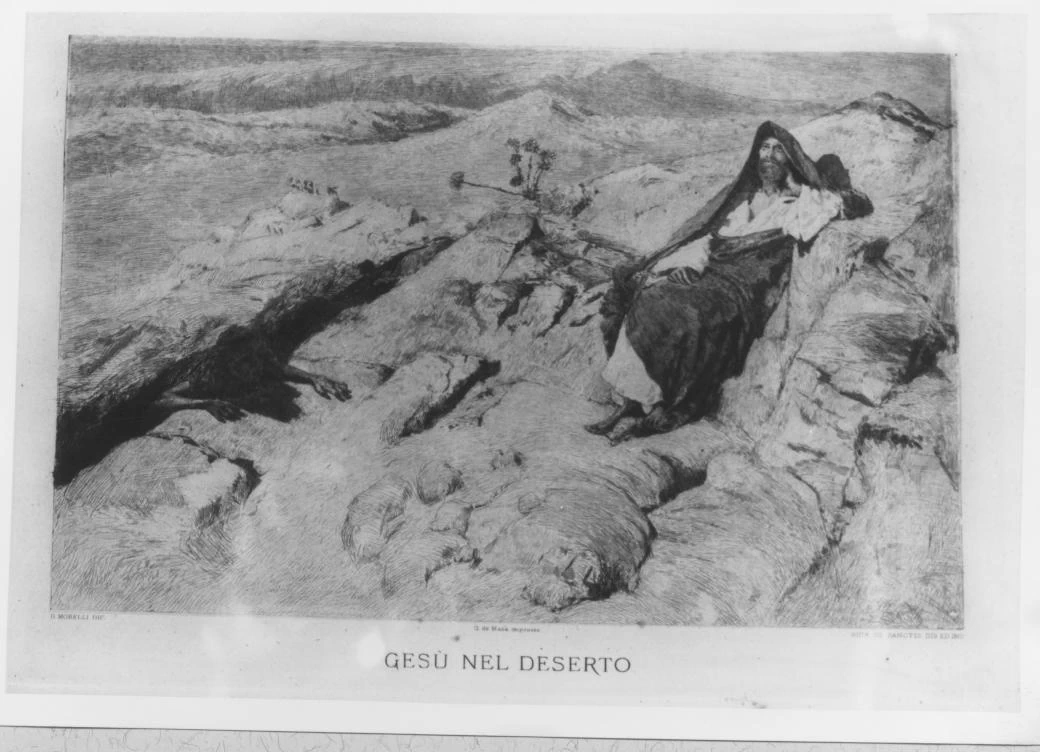 Gesù nel deserto - Palazzo Materi, Grassano
